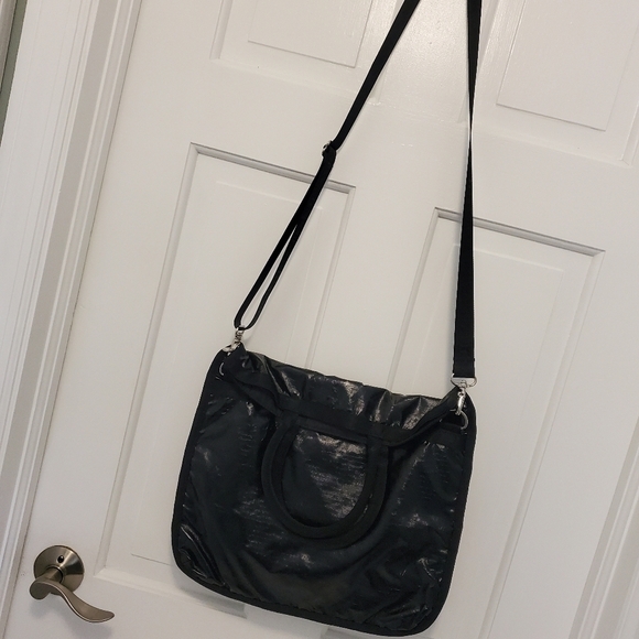NWT LeSportsac Black Patent "Jen" Crossbody/Satchel, Lightweight, Versatile - Picture 11 of 11